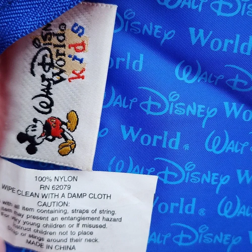 Walt Disney‎ World Backpack Celebrate the Future Hand in Hand Kids Backpack VTG